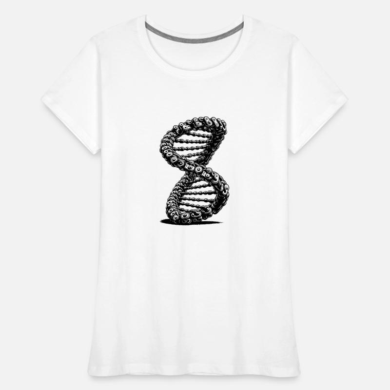 Boucle de Möbius torsadée Ruban de Möbius T-shirt bio Premium Femme