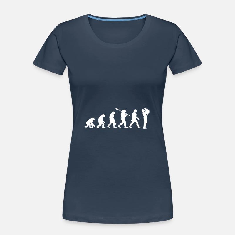 évolution, père, T-shirt bio Premium Femme