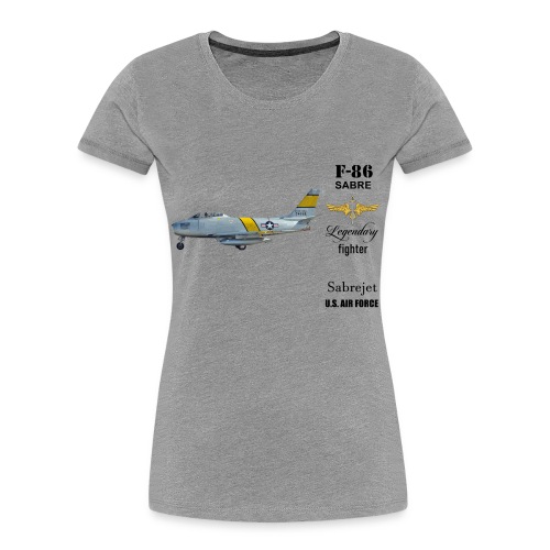 F-86 Sabre - Frauen Premium Bio T-Shirt
