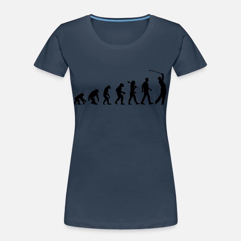Evolution Of Golf Frauen Premium Bio T-Shirt