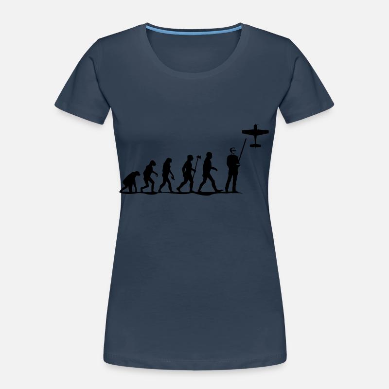 evolution modellfliegen Frauen Premium Bio T-Shirt