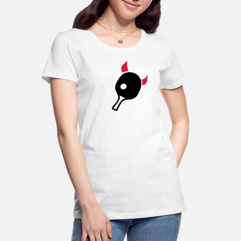 tennis de table T-shirt bio Premium Femme