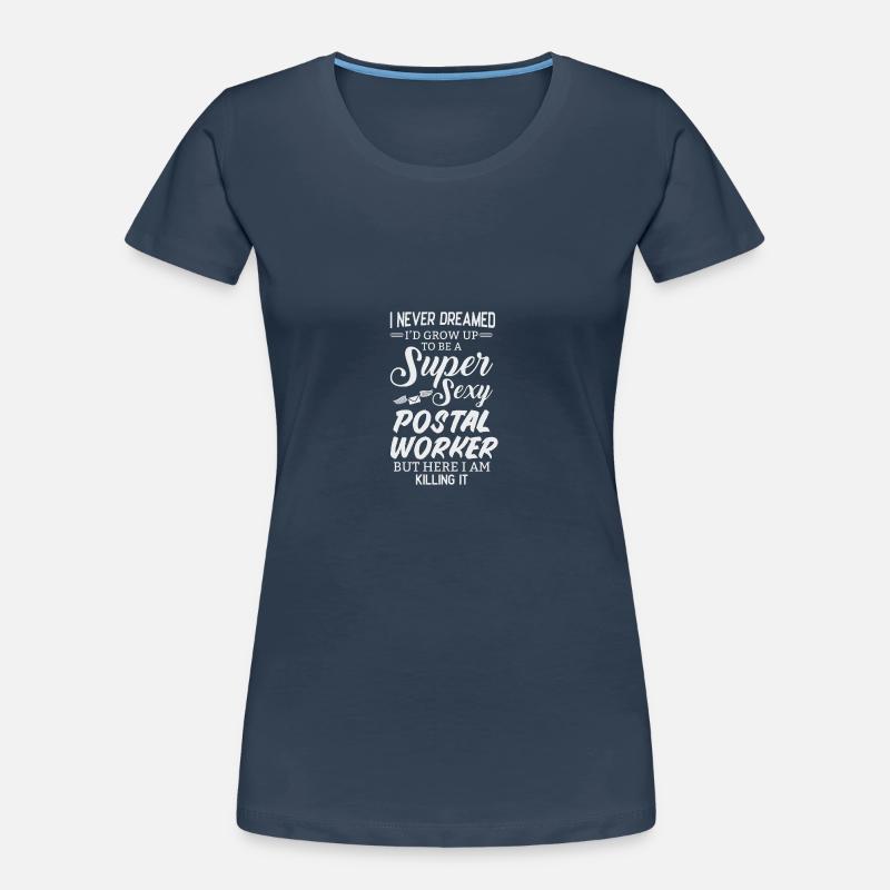 Postbote Postbotin Post Briefträger Frauen Premium Bio T-Shirt