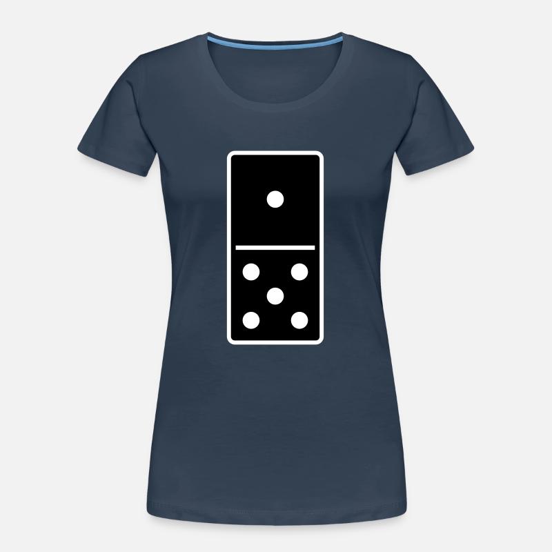 DOMINO STONE 1: 5 - VARIABLE COLOR - VECTOR DESIGN! Women's Premium Organic T-Shirt