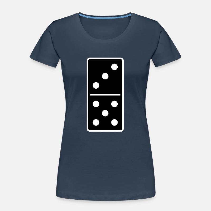 DOMINO STONE 3: 5 - VARIABLE COLOR - VECTOR DESIGN! Women's Premium Organic T-Shirt