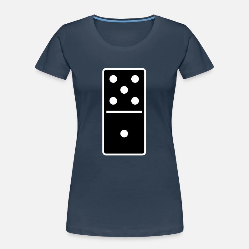 DOMINO STONE 5: 1 - VARIABLE COLOR - VECTOR DESIGN! Women's Premium Organic T-Shirt