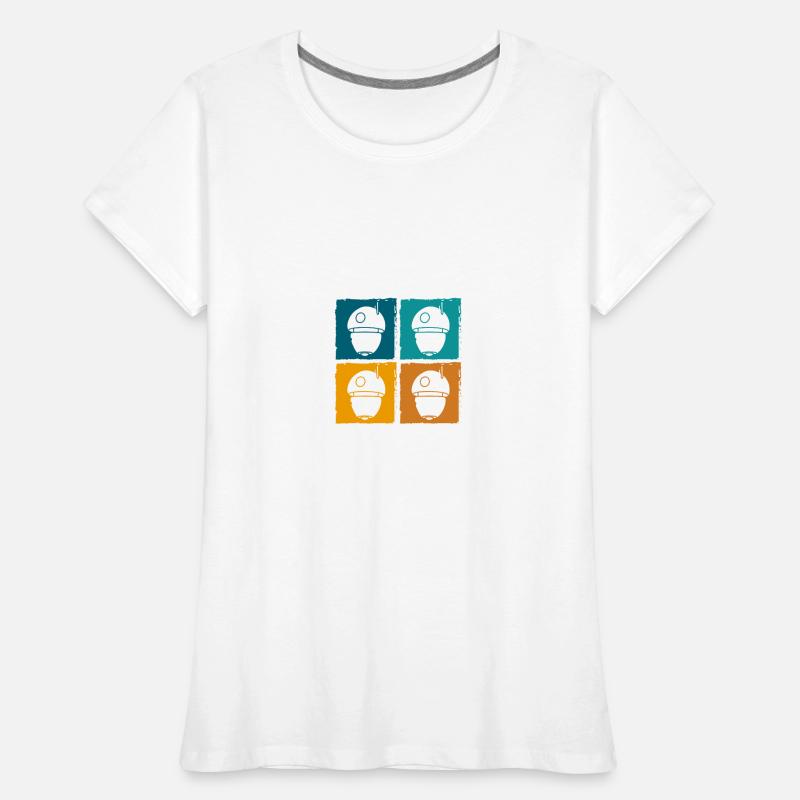 Android Electrique Cyborg T-shirt bio Premium Femme