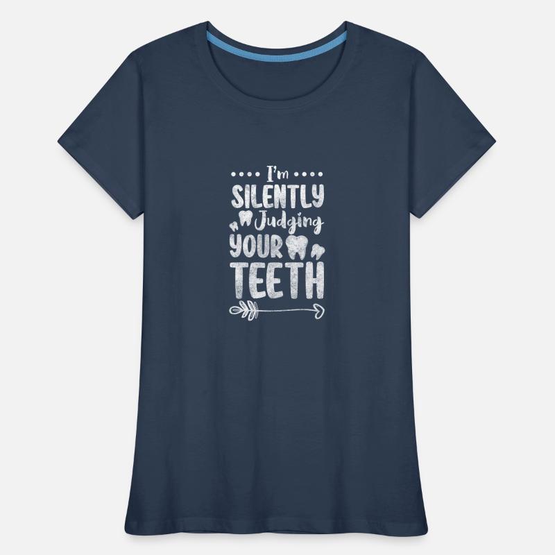Teeth Vocation Braces Toothpaste Women's Premium Organic T-Shirt