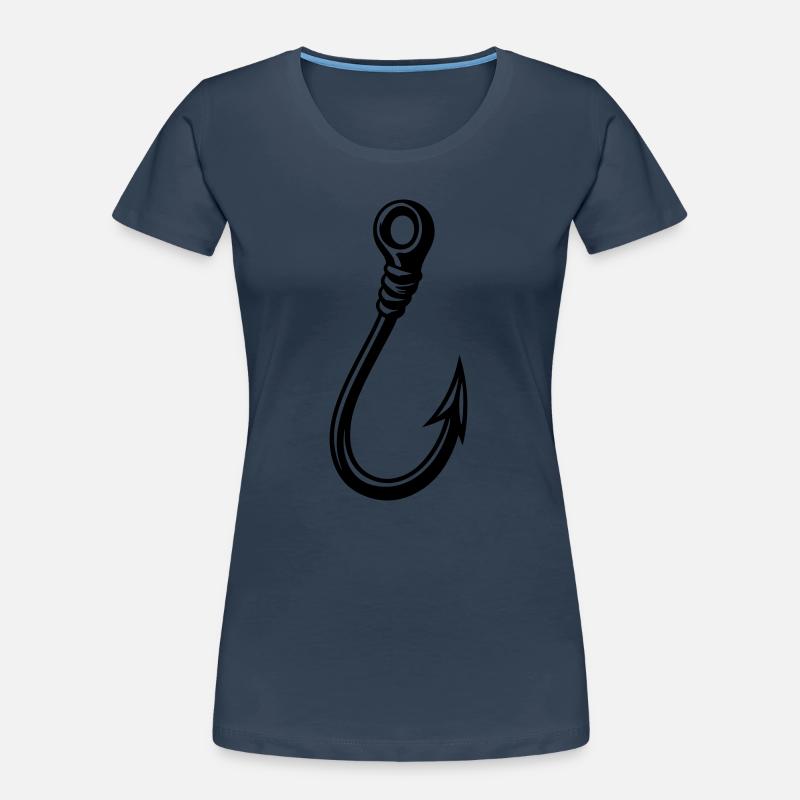 Fish hook icon Women's Premium Organic T-Shirt