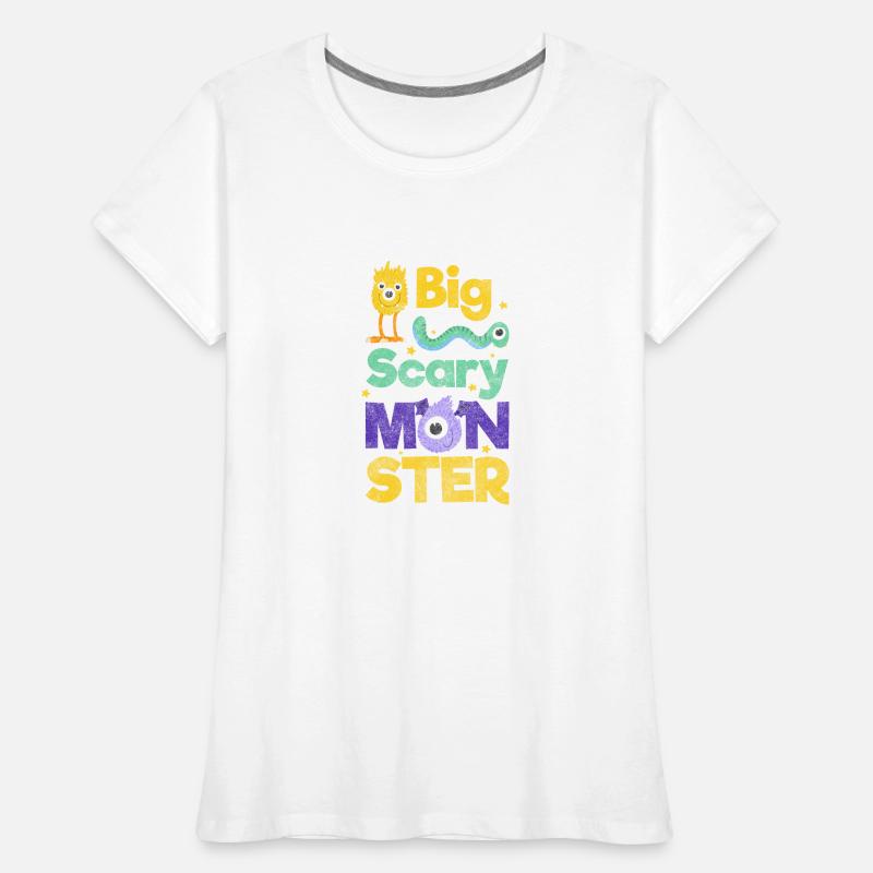 Horror Comic Figur Süß Frauen Premium Bio T-Shirt