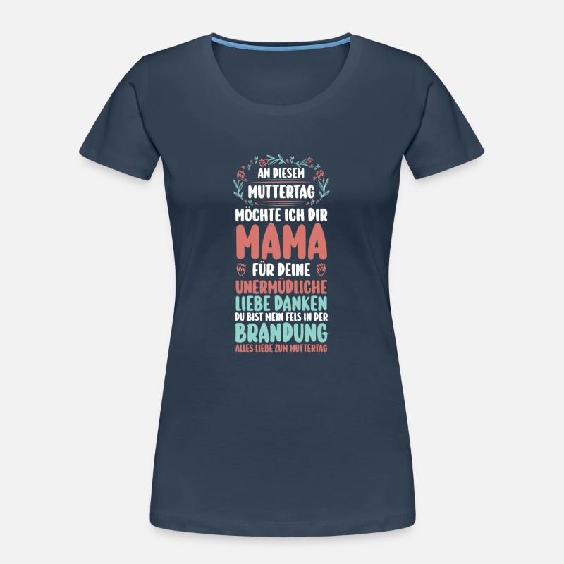 Mutter Muttertag Mama Frauen Premium Bio T-Shirt