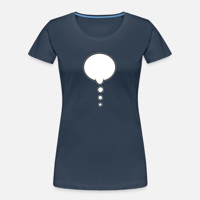 Thought Bubble Design Women's Premium Organic T-Shirt