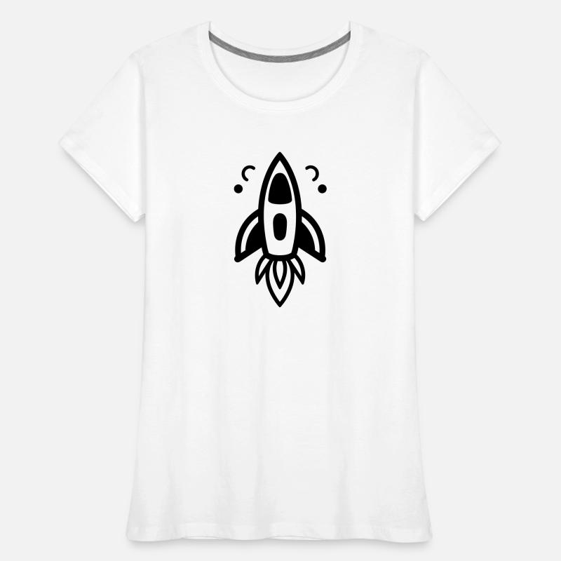Fusée T-shirt bio Premium Femme