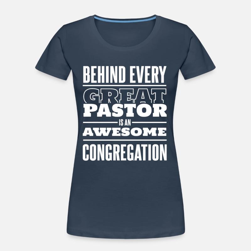 Pasteur Pasteur Prédicateur Église Christ T-shirt bio Premium Femme