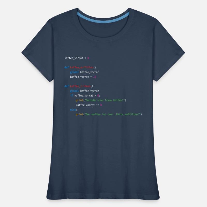 Programmierer Informatiker Nerd Softwareingenieur Frauen Premium Bio T-Shirt