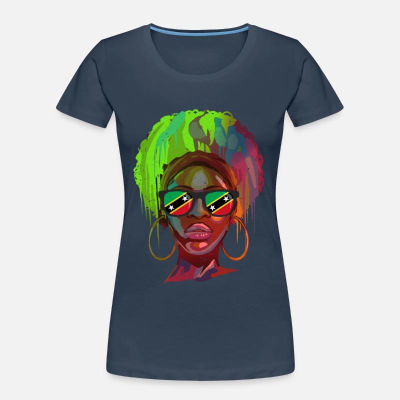 Saint Kitts and Nevis Women's Premium Organic T-Shirt