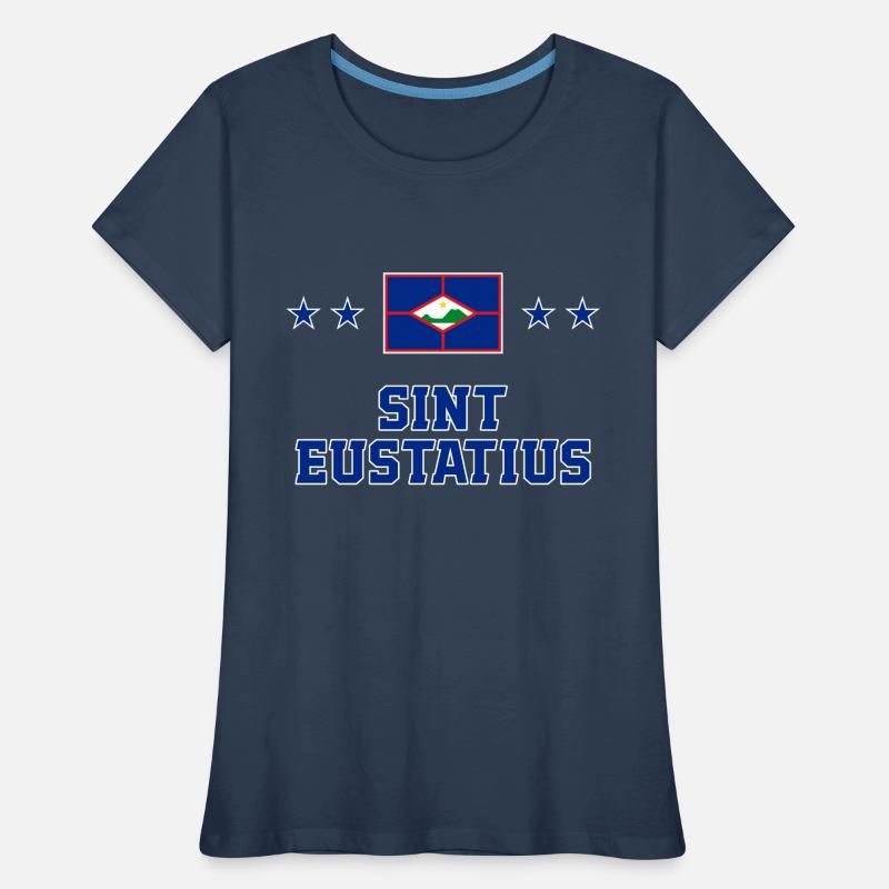 Sint Eustatius T-shirt bio Premium Femme