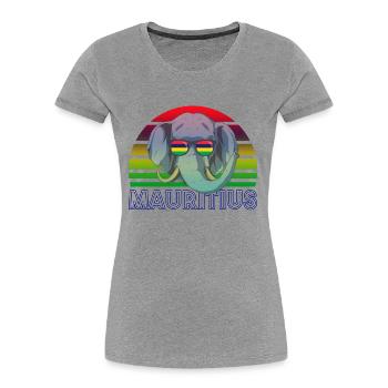 Mauritius - Women's Premium Organic T-Shirt -  - Front - Mia (176cm)