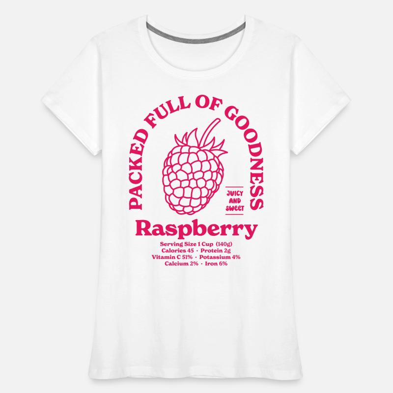 Raspberry Nutritional Women's Premium Organic T-Shirt