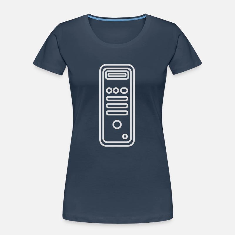 Logo Enclosure Computer Tower Women's Premium Organic T-Shirt