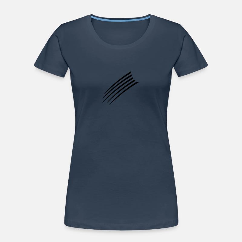 Cool Lines Pattern Women's Premium Organic T-Shirt