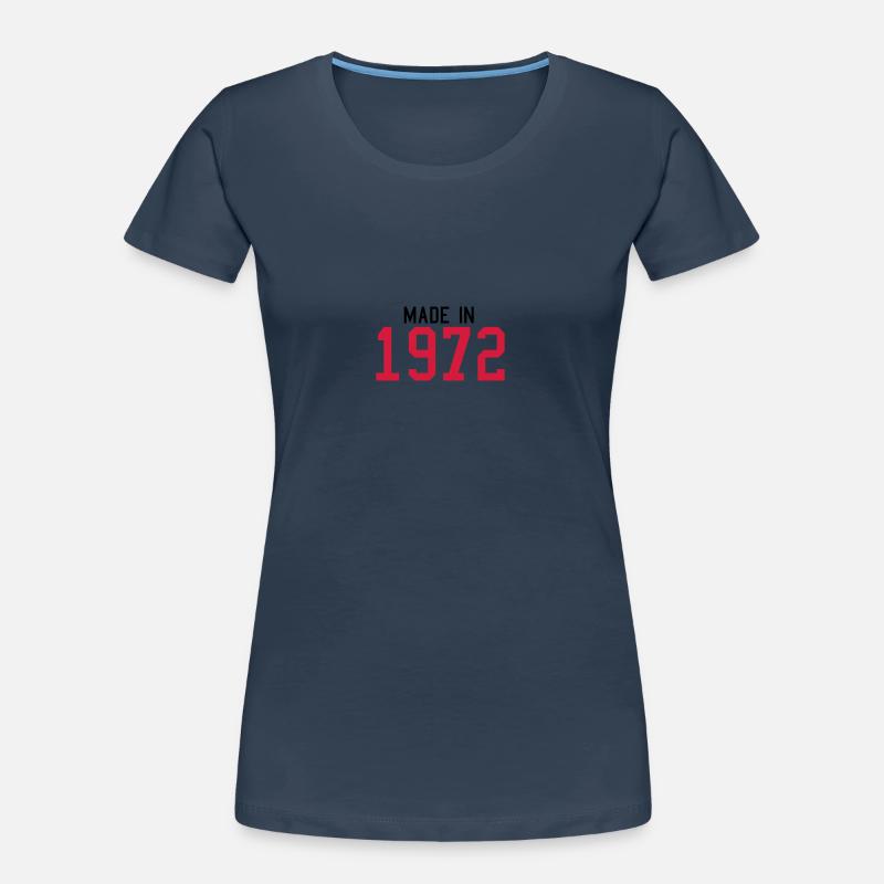 1972 Frauen Premium Bio T-Shirt