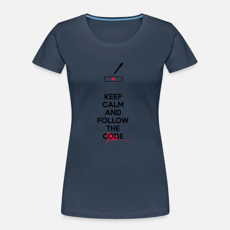 Dexter - Keep Calm And Follow The Black Code Women's Premium Organic T-Shirt