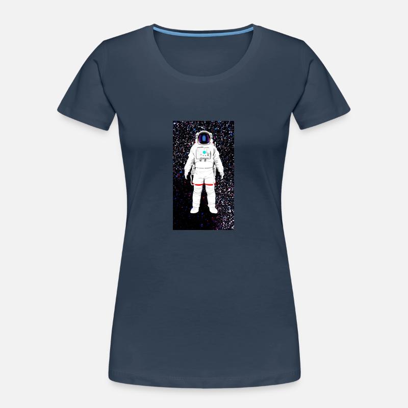 Image spatiale d’astronaute flottant T-shirt bio Premium Femme