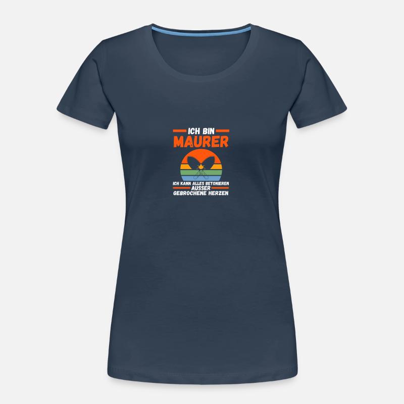 Maître maçon Compagnon maçon T-shirt bio Premium Femme