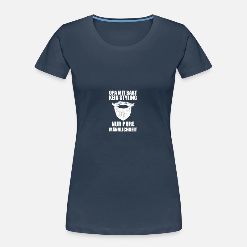 Papi avec une barbe T-shirt bio Premium Femme