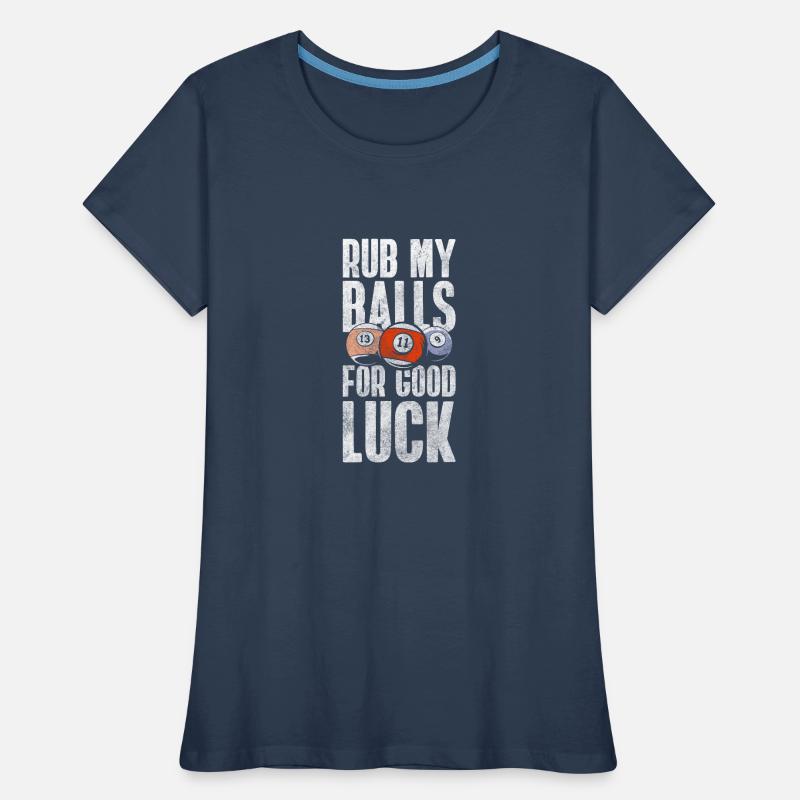 Queue de billard T-shirt bio Premium Femme