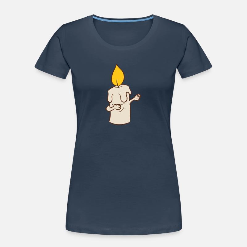 Candle - Dab, dabbing, dancing Women's Premium Organic T-Shirt