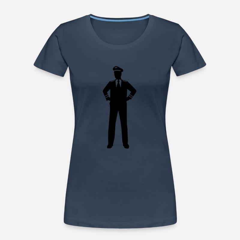 Pilot Frauen Premium Bio T-Shirt