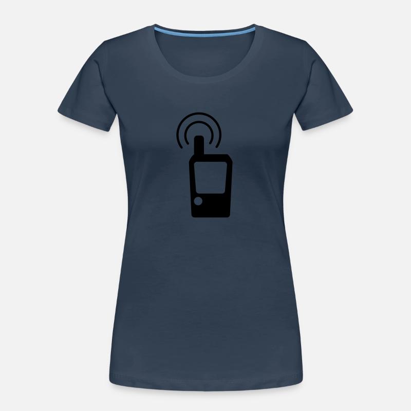 Geocaching GPS Tracker Frauen Premium Bio T-Shirt