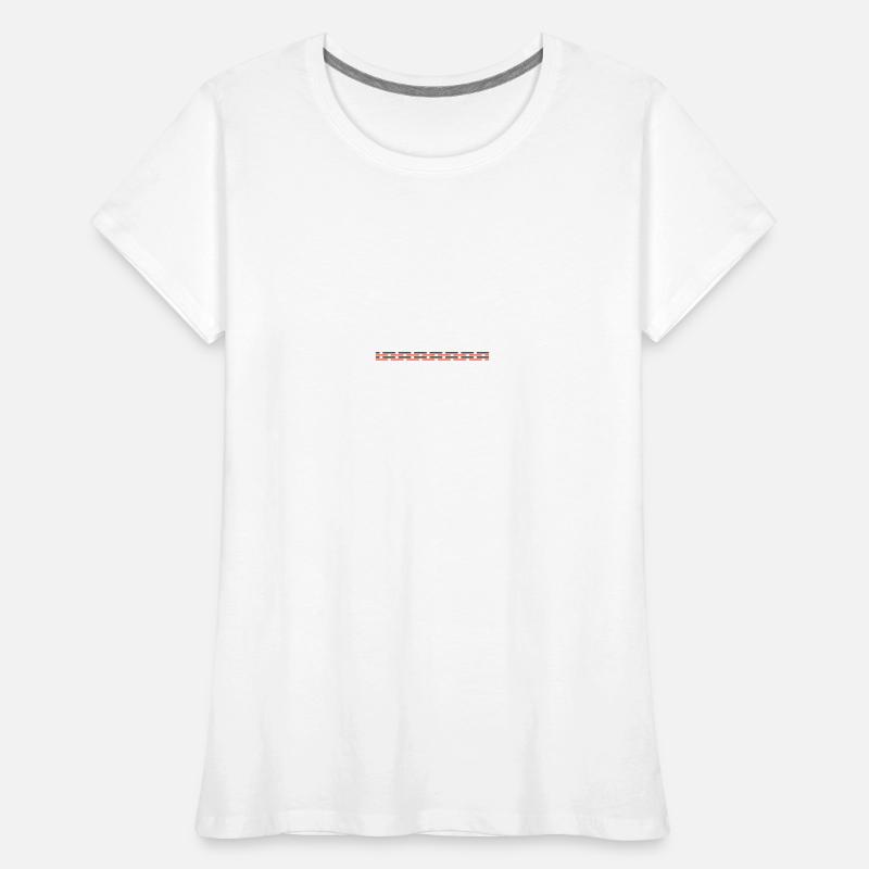 Line dashed Women's Premium Organic T-Shirt