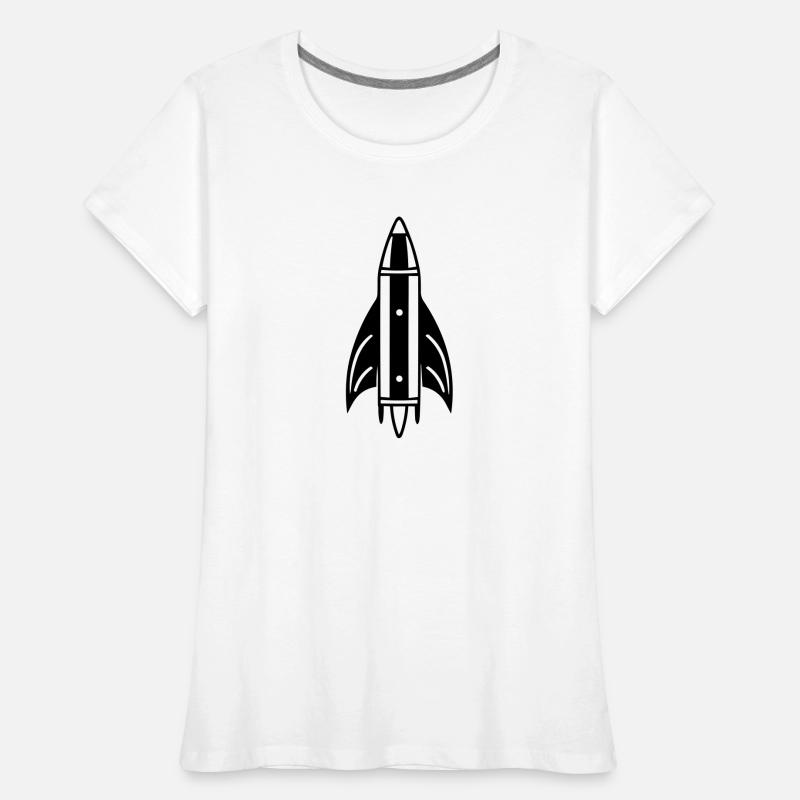 Fusée T-shirt bio Premium Femme