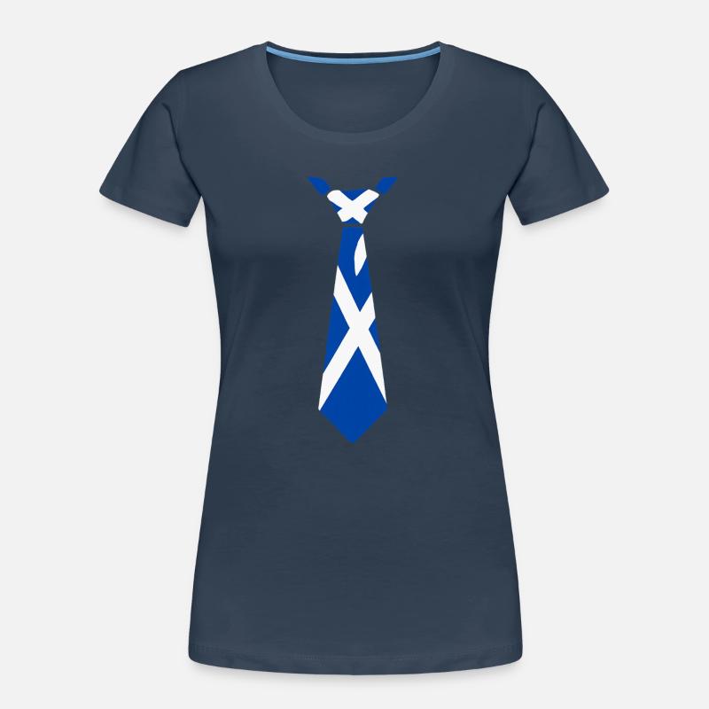 Cravate écossaise – Conception du drapeau T-shirt bio Premium Femme