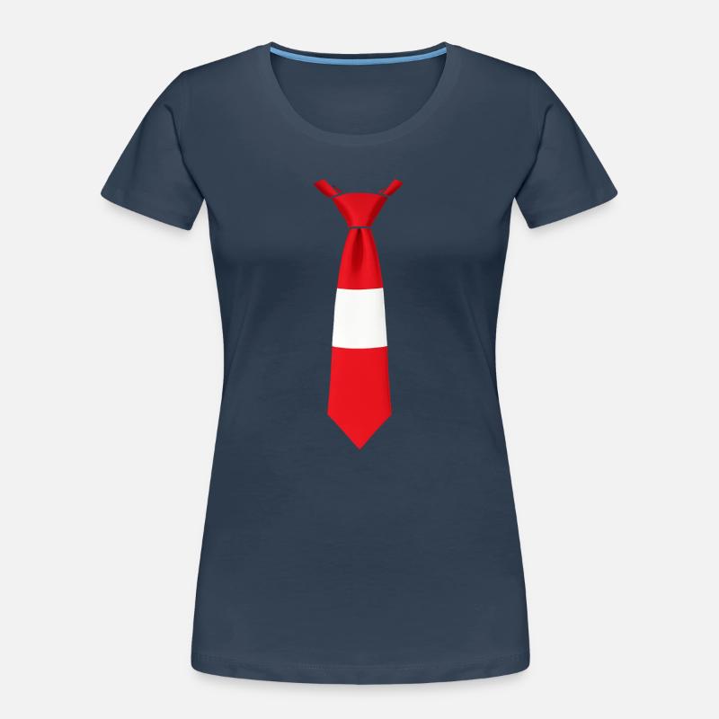 Cravate Lettonie – Conception du drapeau T-shirt bio Premium Femme