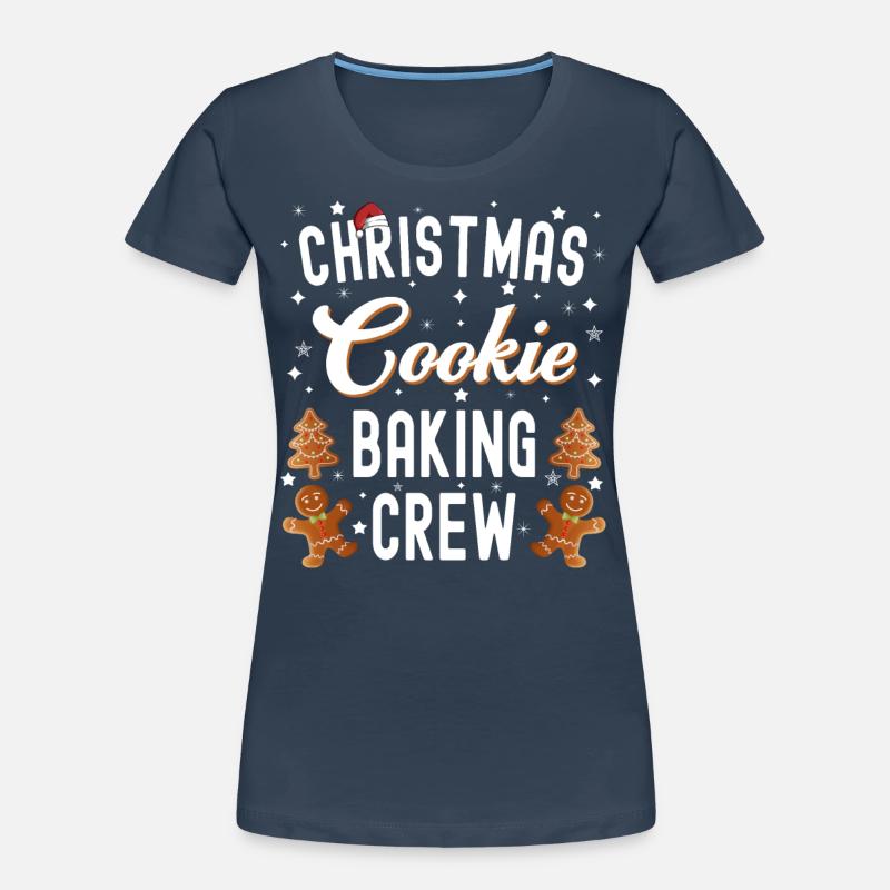 Équipe de cuisson de biscuits de Noël T-shirt bio Premium Femme