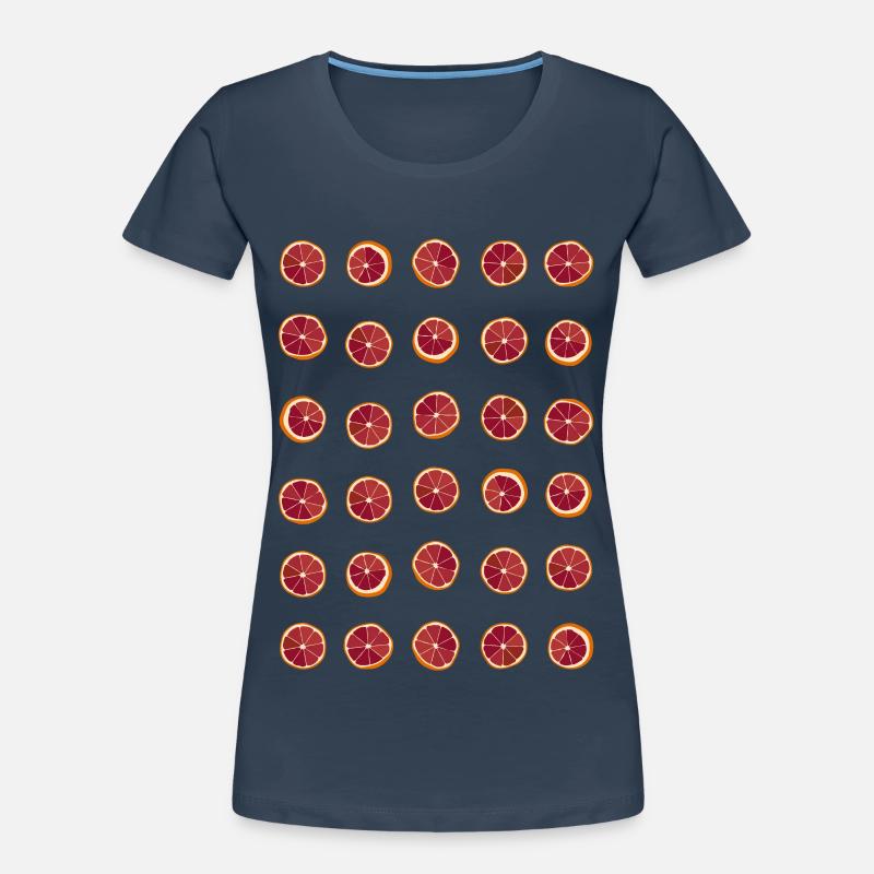 getrocknete Blutorangen Frauen Premium Bio T-Shirt