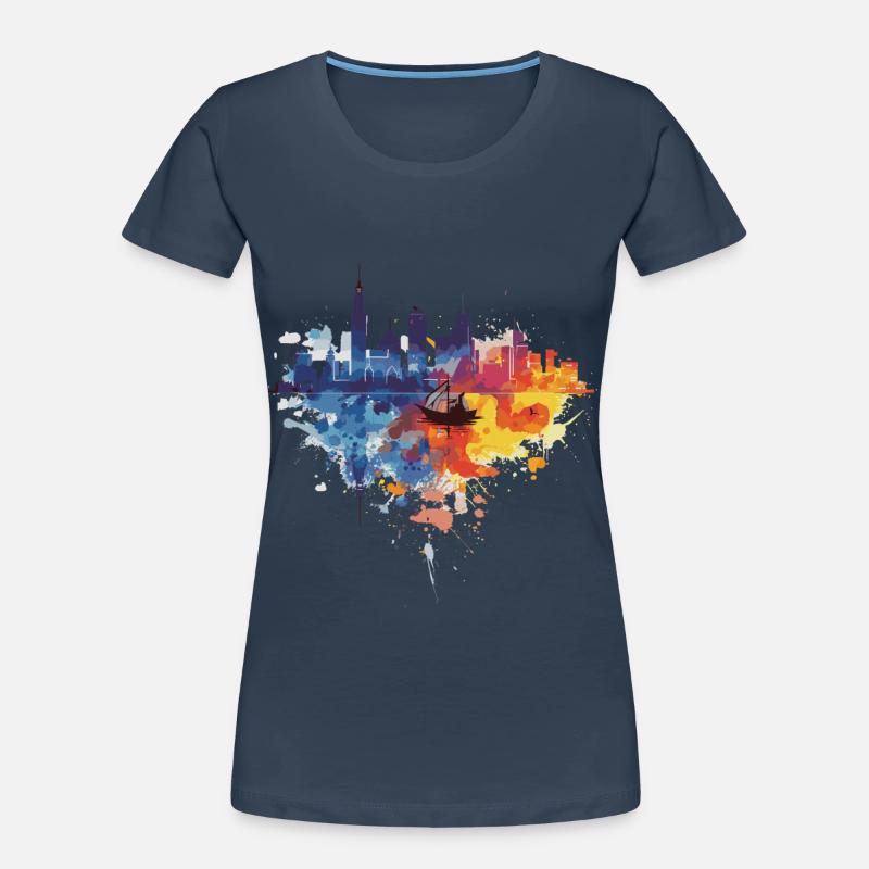 Gdynia T-shirt bio Premium Femme