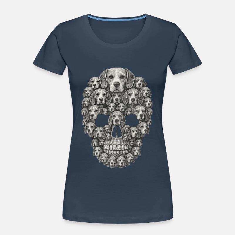 Beagle Frauen Premium Bio T-Shirt