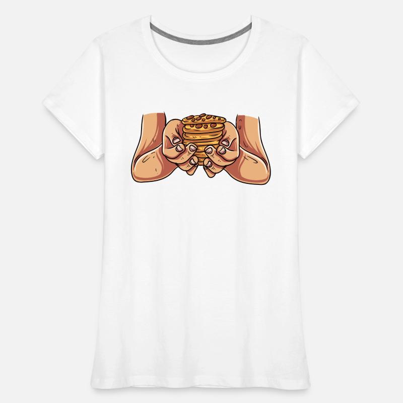Baking cookies Women's Premium Organic T-Shirt