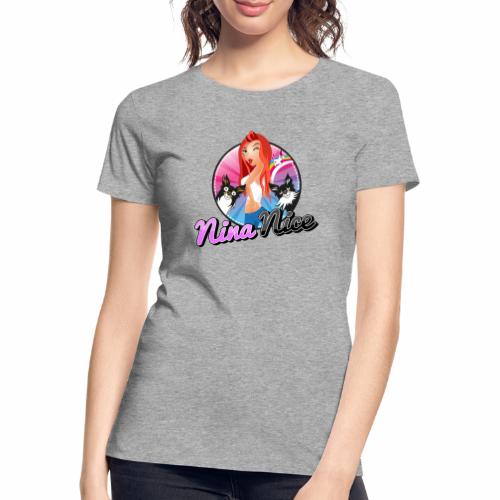 Nina Nice Logo - Frauen Premium Bio T-Shirt