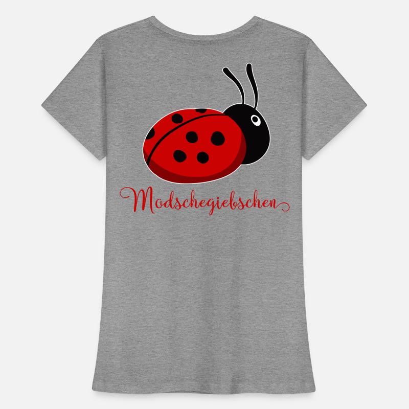 Modschegiebchen Marienkäfer Sächsisch Geschenkidee Frauen Premium Bio T-Shirt