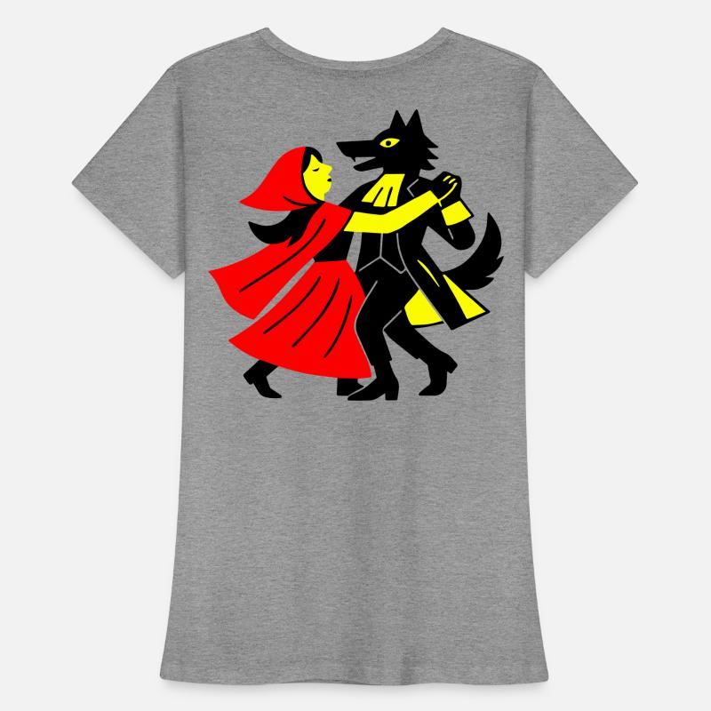 Walzer mit dem Wolf Frauen Premium Bio T-Shirt