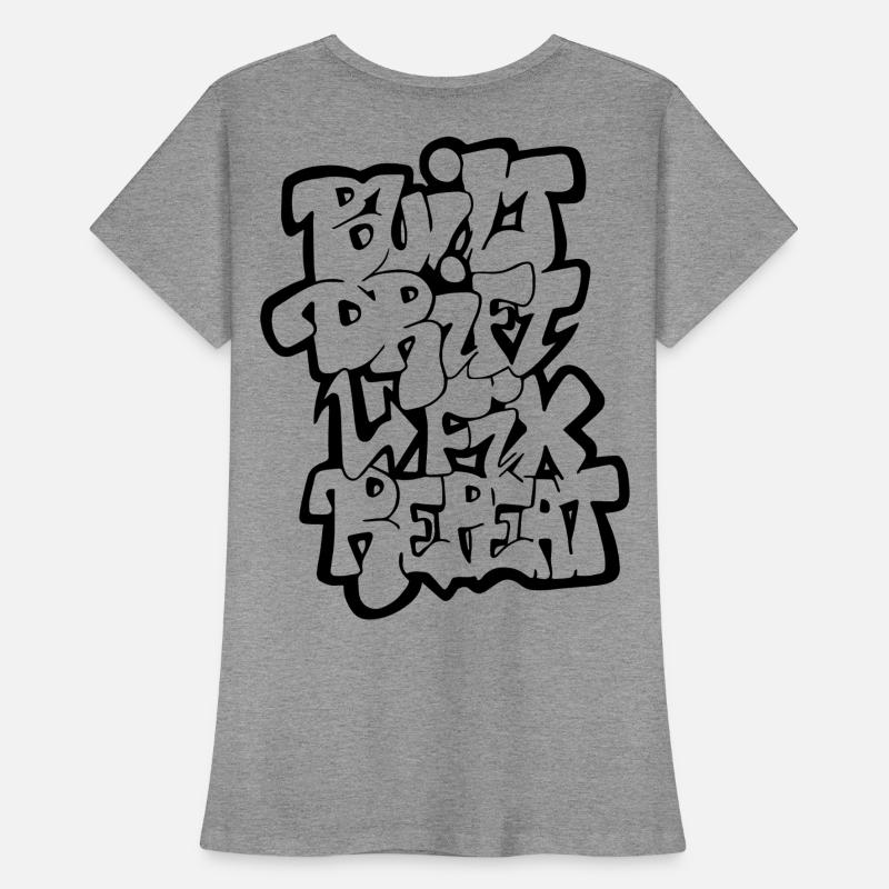 Built Drift Fix Repeat Frauen Premium Bio T-Shirt