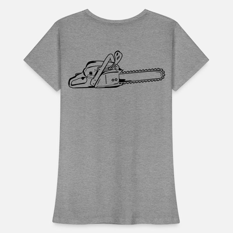 Tronçonneuse T-shirt bio Premium Femme