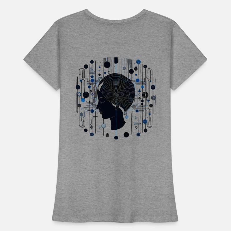 Brain Structures - Surreal Art Women's Premium Organic T-Shirt