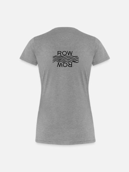 Row-Wave Design - Frauen Premium Bio T-Shirt -